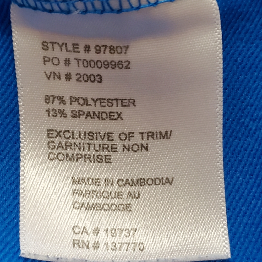 Elevate 1/4 Zip Performance Top Blue Gitchi Gummi Lake Superior Soccer - Picture 10 of 11